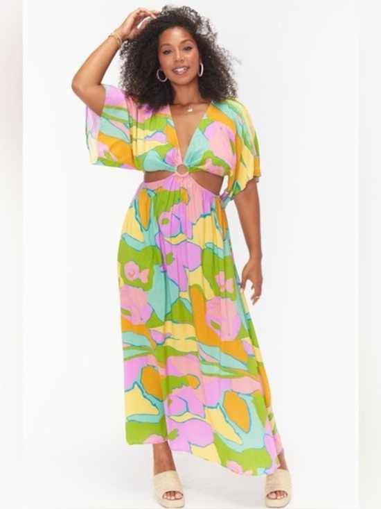 Show Me Your MuMu Dresses & Skirts - Show Me Your MuMu Dana Maxi Dress in Summer Sorbet multi-color print